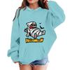 Kids' Halloween Printed Hoodie Casual Loose Fit Pullover Sweatshirt for Boys Girls
