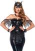 Abito da Sera da Sirenetta Principessa Senza Spalline con Paillettes per Adulti - Costume di Halloween