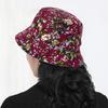 Elderly Women Sun Hat With Adjustable Brim For Spring Fall Sun Protection Cotton Fabric