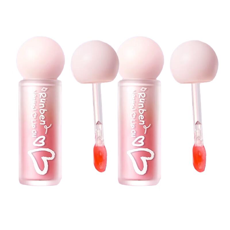 RUNBEN Tinted Fruity Lip Essence Oil Duo