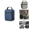 Spacious Insulated Lunch Bag With Zip Closure And Multiple Pockets For Organized Meal Packing