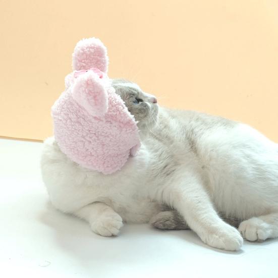 Tvar Kreslený Plyšový Suchý zip Jednobarevný Ultralehký Rozkošný Vzhled Kočka Pes Klobouk