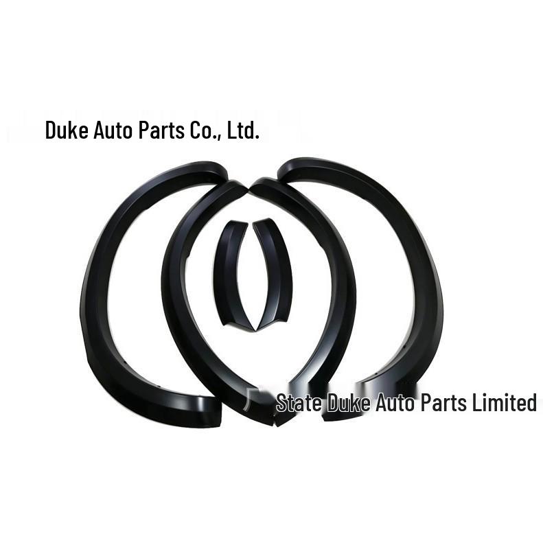 Matte Black Fender Flares for 2015-2020 Isuzu DMAX - Wheel Arch Trim for Pickup Truck Modification