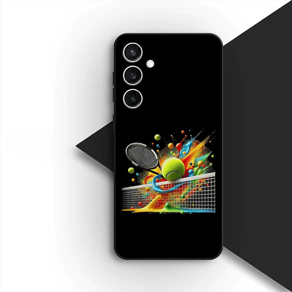 Tennis Ball Fan Silicone Cover for Samsung Galaxy S10 Lite S8 S9 Plus A33 A34 A31 70 A71 A72 Note 20 9 8 Coque Phone Case
