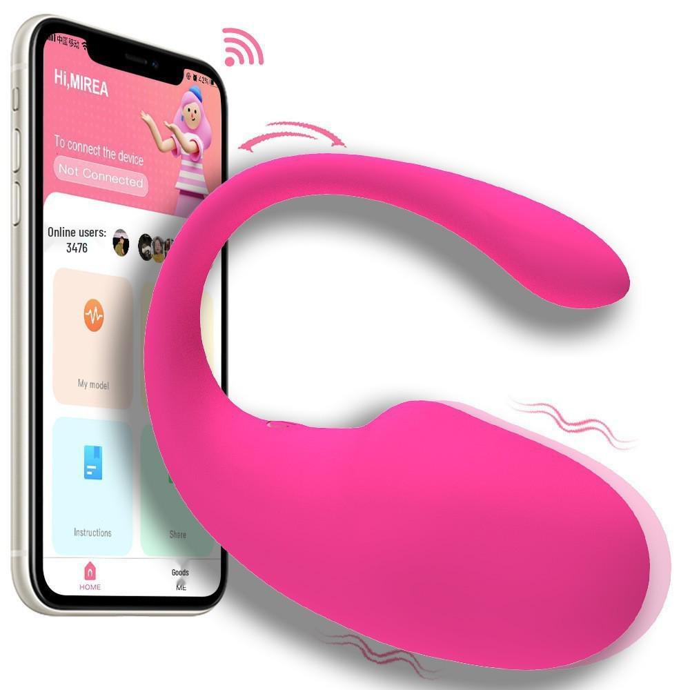 Bluetooth Wireless Tadpole Vibrator for Women - Wearable Remote Control Adult Toy