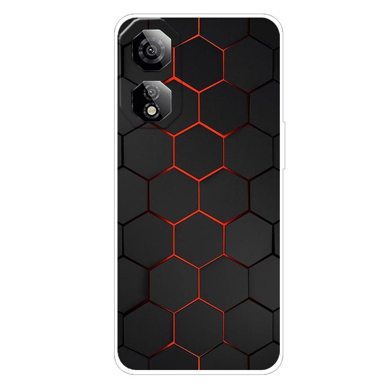 For ZTE Nubia Neo 2 5G Case Fantasy Gradient Transparent Phone Housing For Nubia Neo2 5G Z2352N Soft Shockproof Back Cover Funda