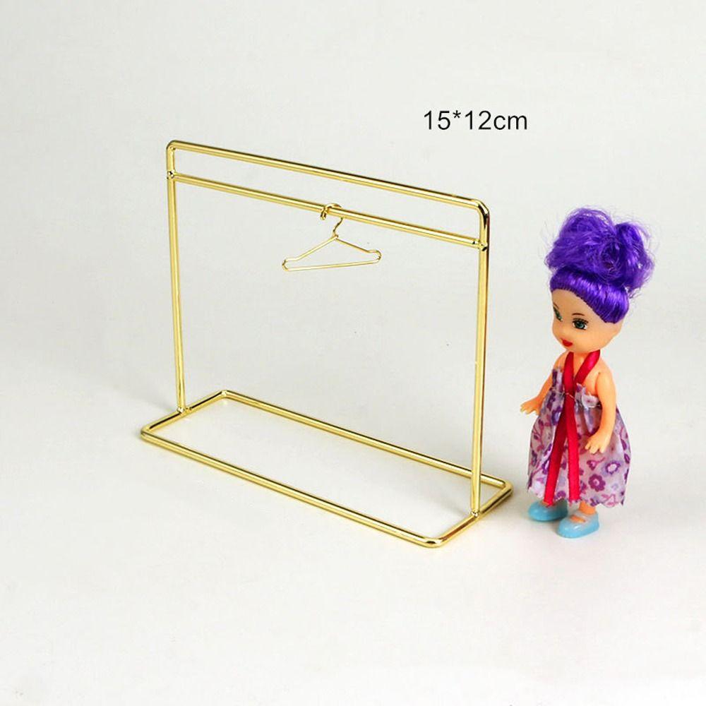 Dollhouse Furniture Doll Clothes Rack Garment Organizer Dollhouse Clothing Rack 1/6 1/12 Scale