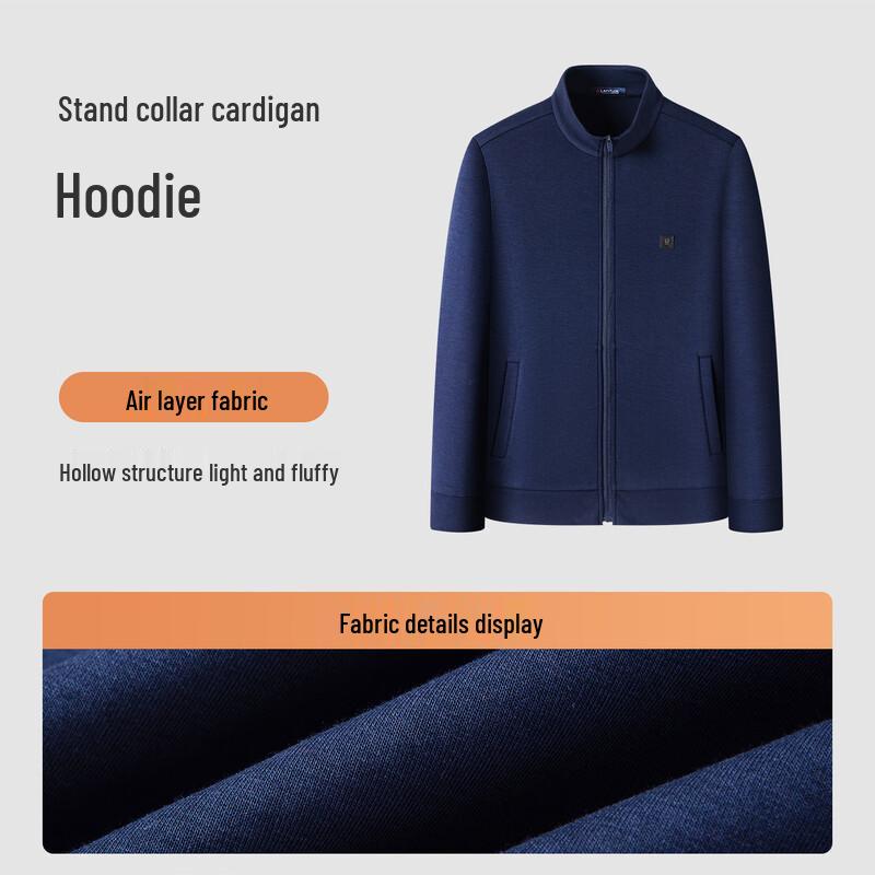 MONTAGUT Men's Air-Layer Full-Zip Cardigan