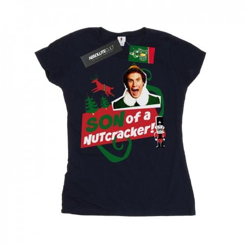 Elf Womens/Ladies Son Of A Nutcracker Cotton T-Shirt S blanc