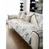 Cuscini Seduta Divano in Fibra di Latte Lusso Leggero Autunno e Inverno Ispessiti Caldi Antiscivolo Fodera Completa in Tessuto Stile Crema Copertura Antigraffio