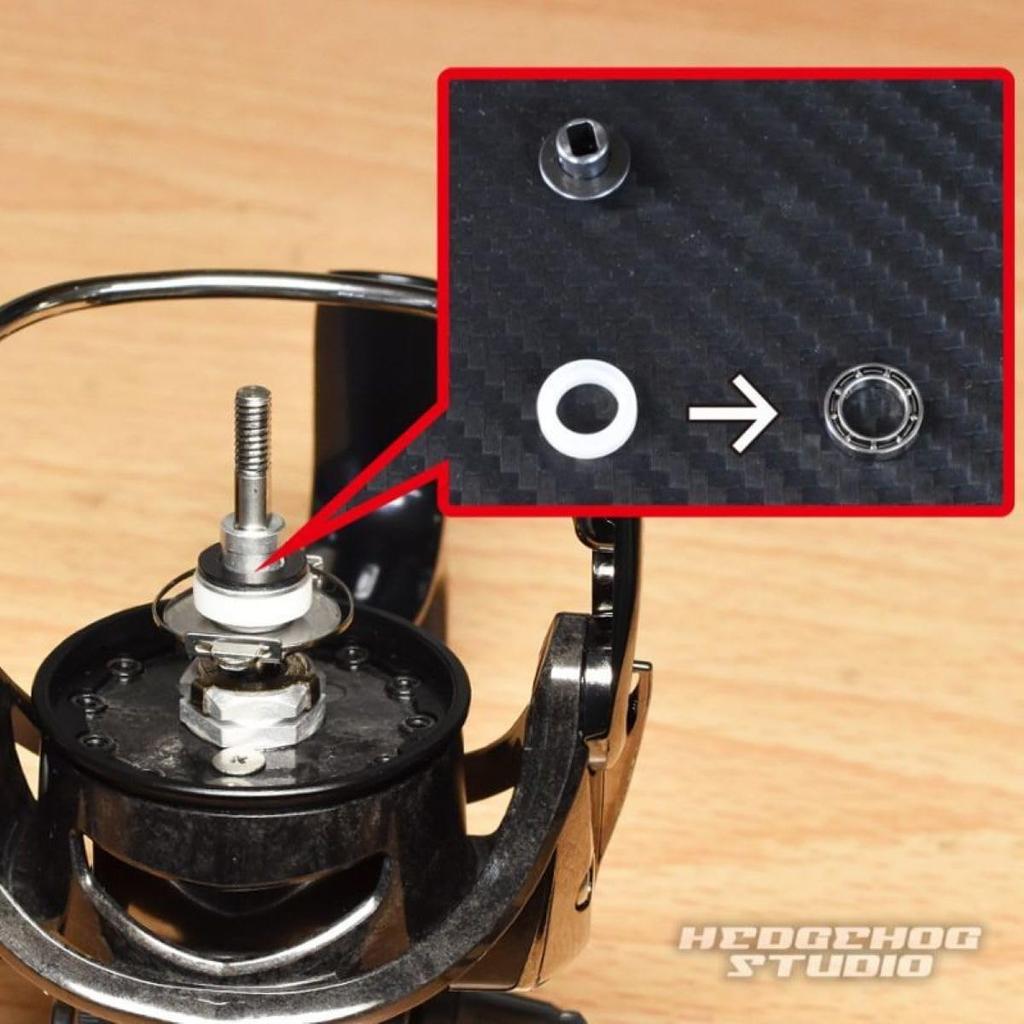 Daiwa Spool Shaft Drag 1BB Kit Premium [HEDGEHOG STUDIO] Add-on [SHG Bearings]