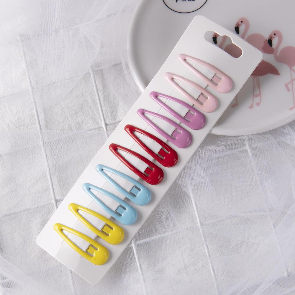 1Set Cute Candy Colors Dripping Hairpins BB Clip Girls Children Hair Clip Pin Barrette Accessories Women Kids Hairgrip Headdress