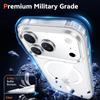 Shockproof Clear Acrylic  Magnetic Case For For Iphone 17 Air 17 Pro Max Wireless Charge Back Cover Case for For Iphone 17ProMax