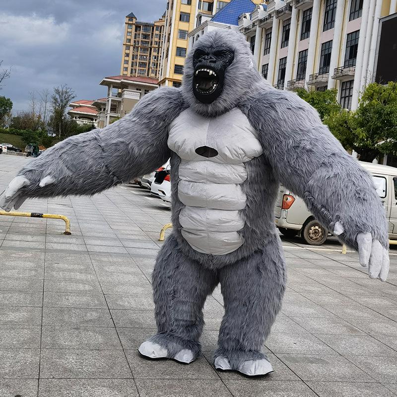 Inflatable King Kong and Gorilla Mascot Costume for Performances