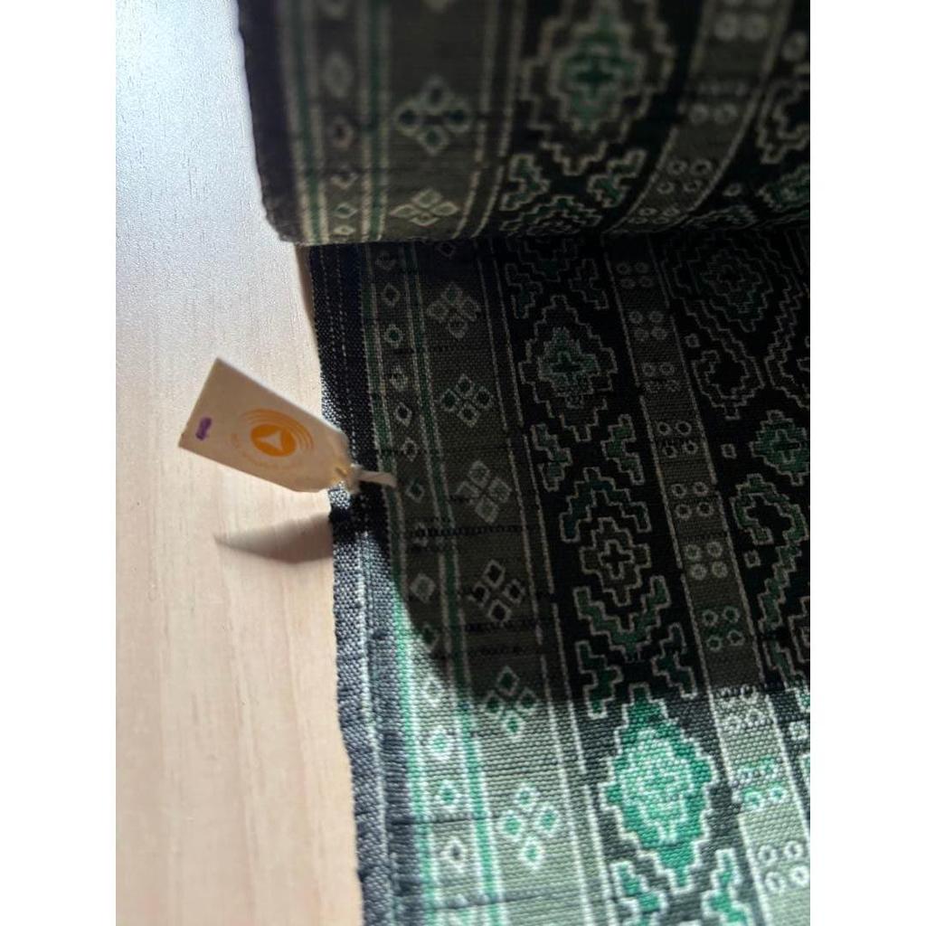 Used [] Hanayagi Tsumugi Cloth Silk Wool Geometric Pattern Stored for Over 25 Years