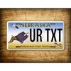Personalized Nebraska First People License Plate Custom Text 6x12 Inch Metal Tin Sign Garage Man Cave Wall Decor