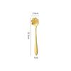 Stainless Steel Long Handle Cherry Blossom Coffee & Dessert Spoon