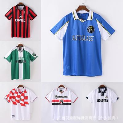 Football Jersey Serie A AC Chelsea Brazil Argentina Netherlands Germany Juventus Trend Retro