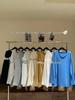 Da 7 Women's Spring Loose Plus Size Off-Shoulder U-Neck Long Sleeve T-Shirt