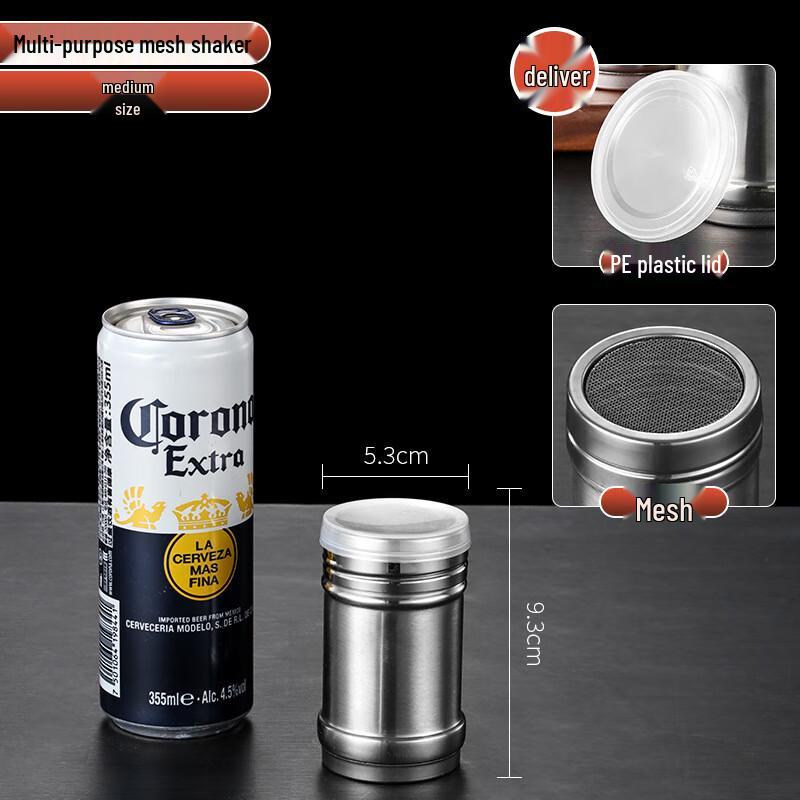 Driern Stainless Steel Rotary Spice Shaker