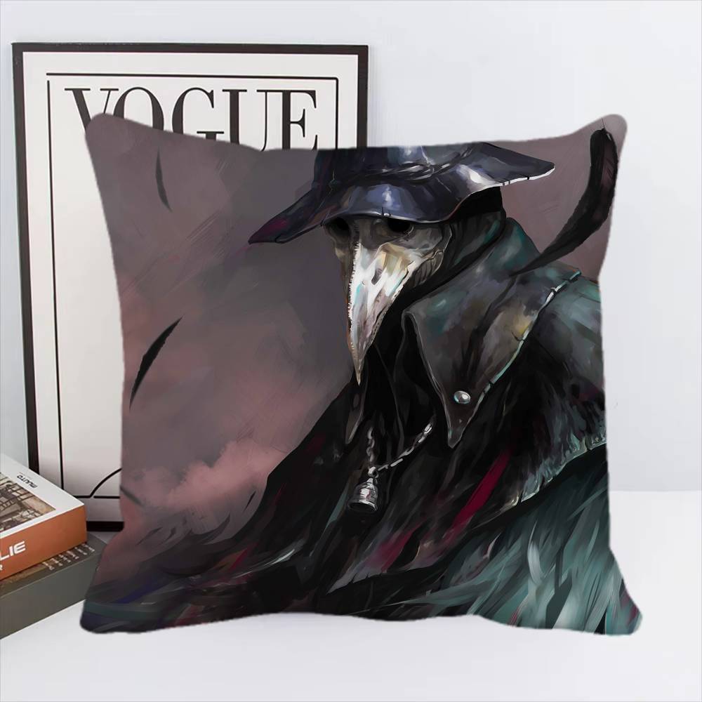 Game Bloodborne Pillow Case Square Pillow Bedroom Sofa Leisure Comfort Cushion Car Living Room Home Decoration