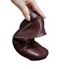 Woodpecker Women's Genuine Leather Flat Shoes - Retro, Soft Sole, Non-Slip for Spring & Autumn, Ideal for Middle-Aged and Elderly.