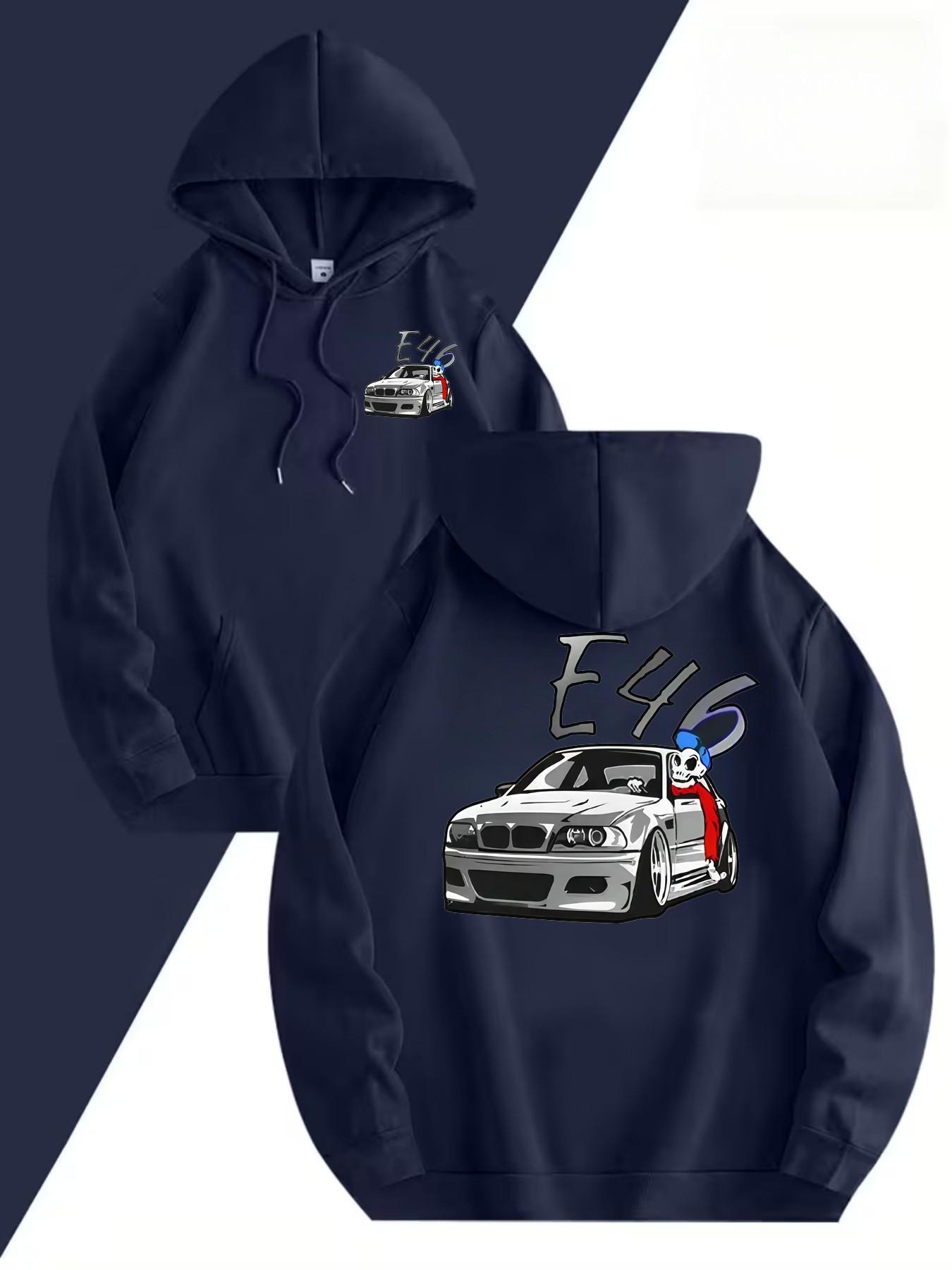 E46 Automašīnas Grafikas Hūdijs L black