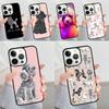 Kreskówkowe Etui na Telefon z Psem Pudlem na iPhone 17 Air 16 16e 15 Plus dla Apple 13 11 12 14 Pro Max Pokrowiec coque Obudowa