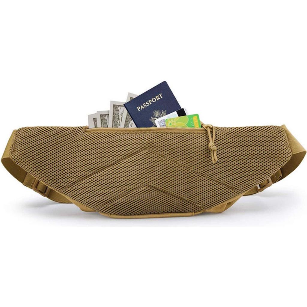 Men's Multifunctional Outdoor Tactical Waist Bag for Sports & Wilderness