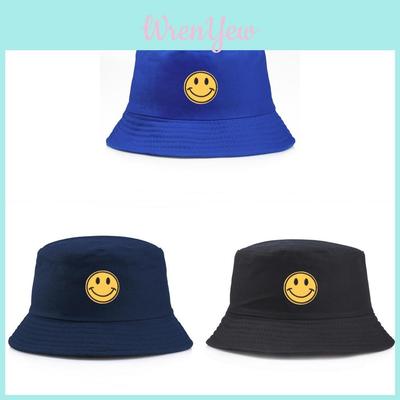 Cotton Embroidered Fisherman Hat With Sun Protection For Summer Beach And Casual Wear