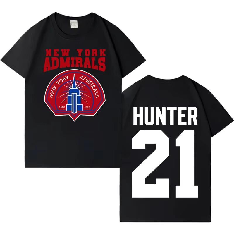 Heated Rivalry Scott Hunter 21 New York Admirals Trendy T Shirt 2026 Men Women Casual Tshirt Cozy Aesthetic Shortsleeved top
