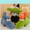 Cute Cartoon Crocodile Plush Pillow Soft And Cuddly Stuffed Animal For Kids