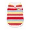 Pet Clothes Autumn and Winter Rainbow Striped Flannel Bigbear Cat Teddy Pomeranian Small Dog Dog Thermal Vest