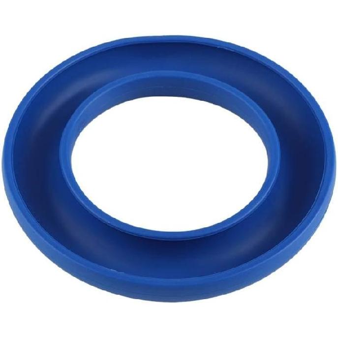 Sewing Bobbins Storage Box Silicone Rubber Round Ring Compact Lightweight Sewing Case Container Sewing Storage Tools (Blue)