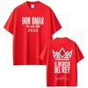 Summer Hot Sale Rapper Don Omar The Last King Tour 2026 Print Tshirts Unisex Unisex Vintage Top Hip Hop Streetwear Oversized Tshirt