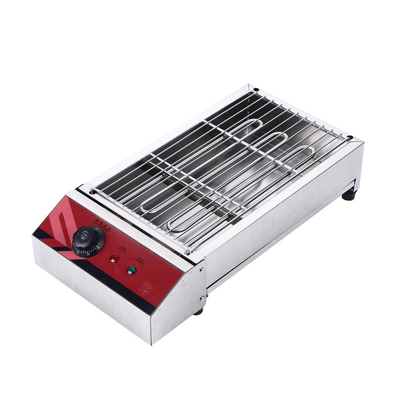 Compact Electric Smokeless Grill for 4–5 People
