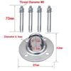 Rust Proof Stainless Steel Hammock Suspension Bracket Ceiling Hook 500LBS Load for Outdoor Patio Hammock Chair Hanging