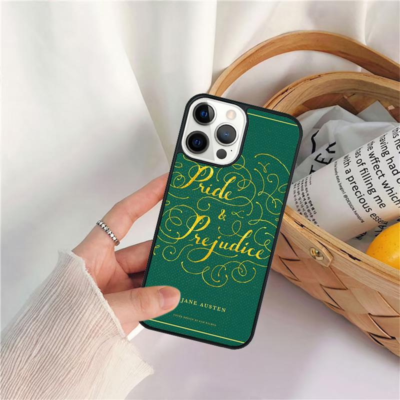Cover Book Jane Austen Phone Case For iPhone 17 Air 16 15 14 11 12 13 Pro  MAX Plus coque Cover Shell