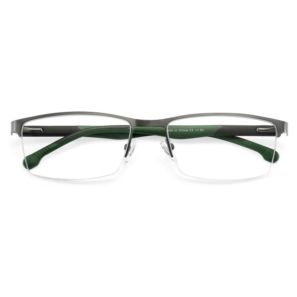 

NEW Men Blue Color light blocking Reading Eyeglasses for Women Metal Material Frame Readers Magnifier Presbyopic Lens Design Glasses +0.75~3.0 1