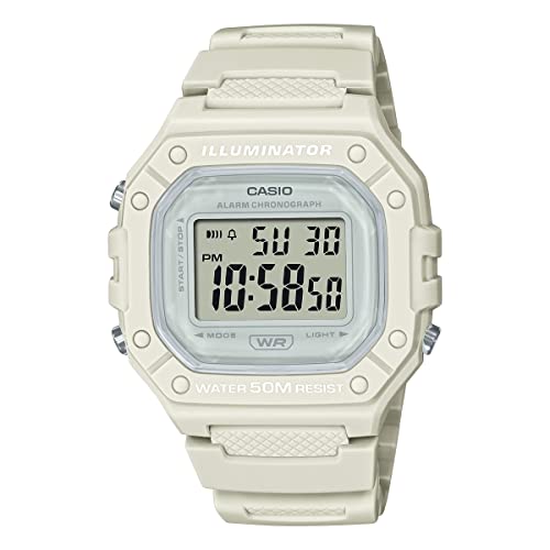 Casio CASIO Standard Digital Watch W-218HC-8AV Men's Ladies Cheap Casio Chipkasi Beige Overseas...