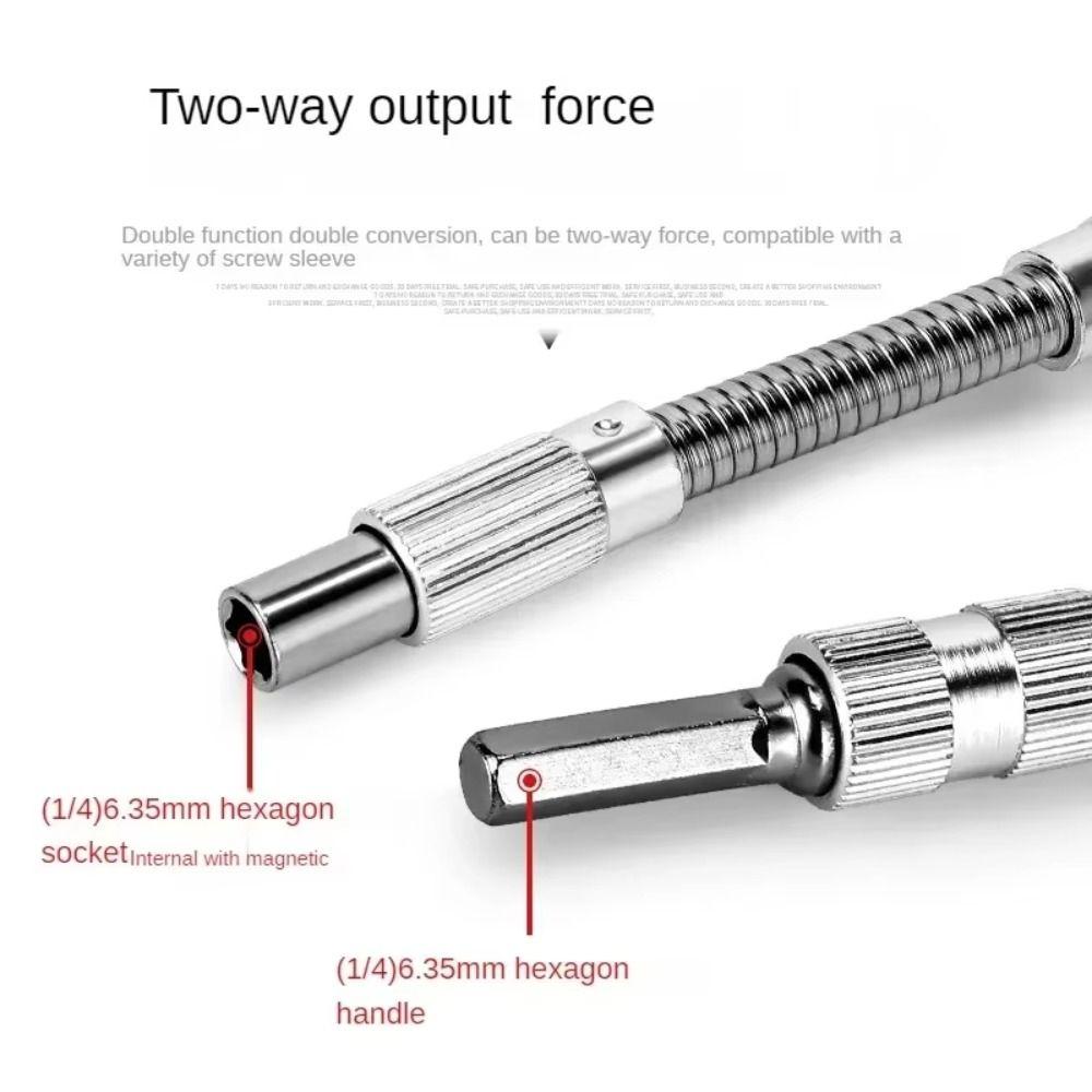 150-400mm Soft Shaft 1/4 Inch Electric Drill Bit Holder Precision Hex Flexible Shaft  Professional