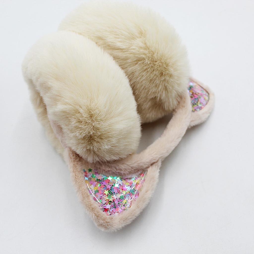 Plush EarMuffs for Women and Kids Ear Warmer Furry Headband for Winter Christmas New Year Gifts