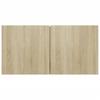 4 piece TV Cabinet Set Sonoma Oak Effect Particleboard