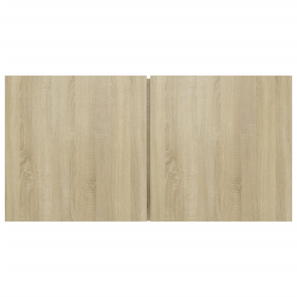 4 piece TV Cabinet Set Sonoma Oak Effect Particleboard