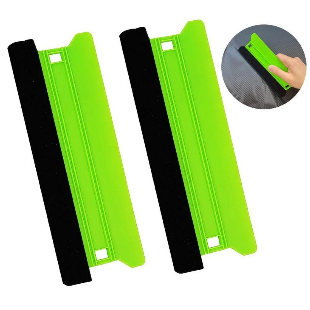 2Pcs Scratch-Free Car Film Scraper Felt Edge Wallpaper Smoother Vinyl Decal Applicator  Window Film