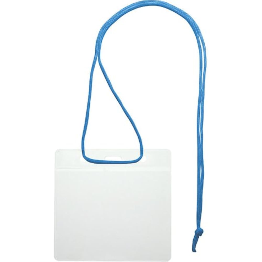 VN-343-B Sonic Name Tags Event Hanging Name Tags for Events, Pack of 50, Blue