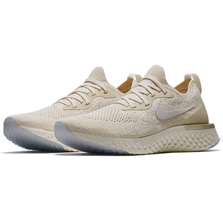 New Nike Epic React Flyknit Light Cream Women's AQ0070-201