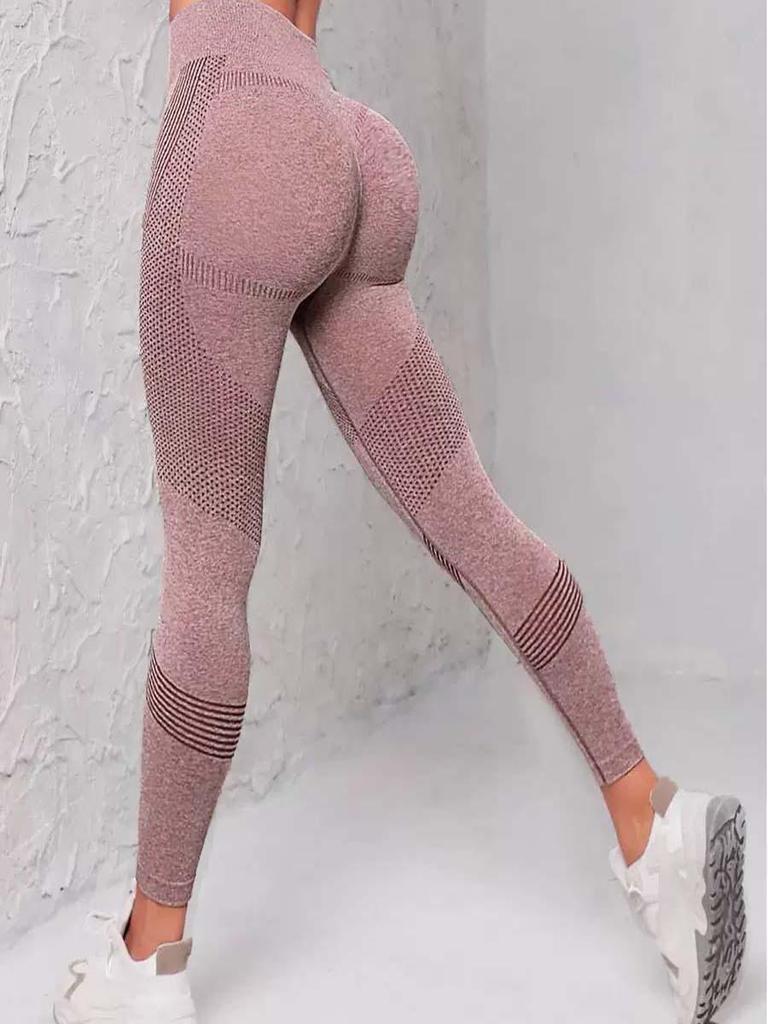 Polka Dot High-Waist Butt-Lifting Yoga Pants - Women's Cropped Fitness Leggings