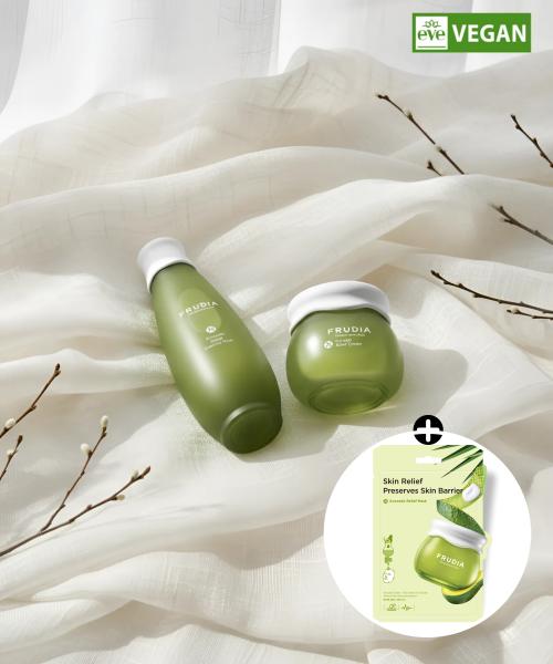 [Madecassoside x4] Avocado Relief Soothing Moisturizing 2-Piece Set (+ Free Avocado Mask Pack)