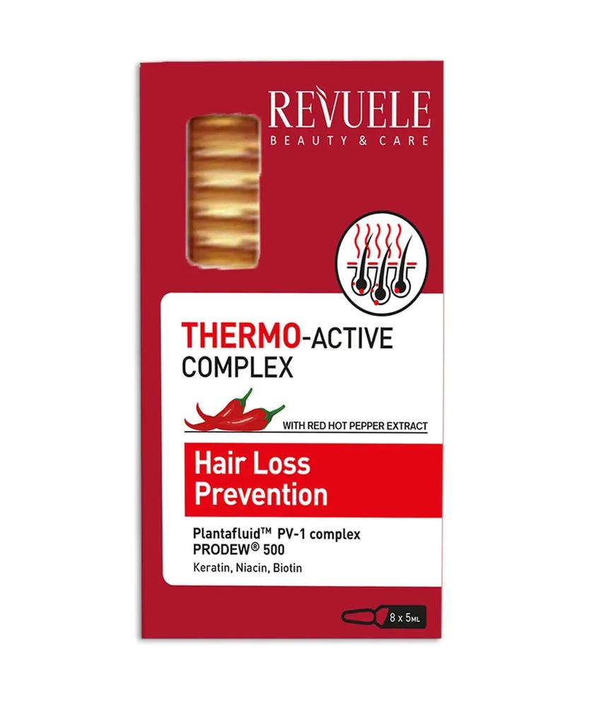 Thermo Active Complex for Hair In Ampoules Prevention of Hair Loss Revuele 8x5 Ml